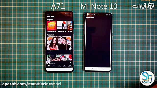 مقایسه گلکسی a71 با شیائومی نو...
