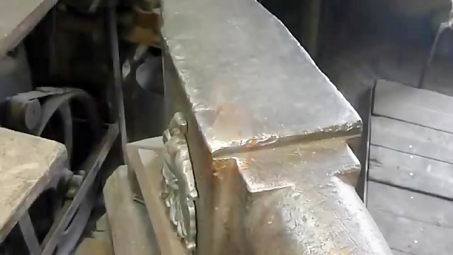 Damascus Steel _Flowers on the River Bank_ from the Elevator Cable