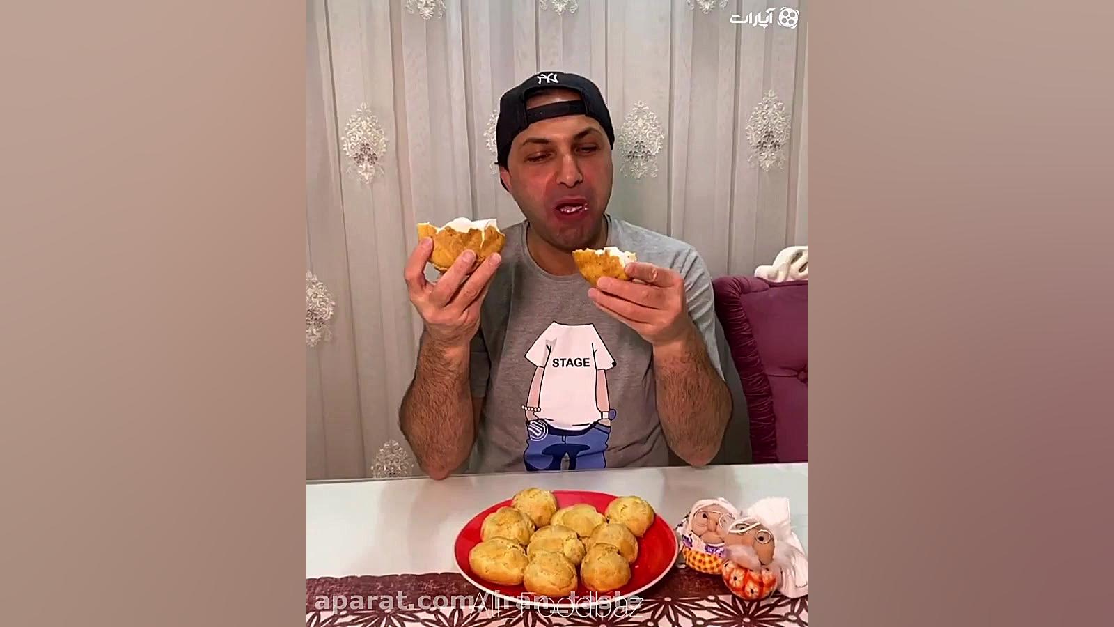 طرز تهیه نون خامه ای