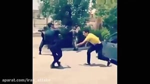 درگیری ارازل با پلیس 02