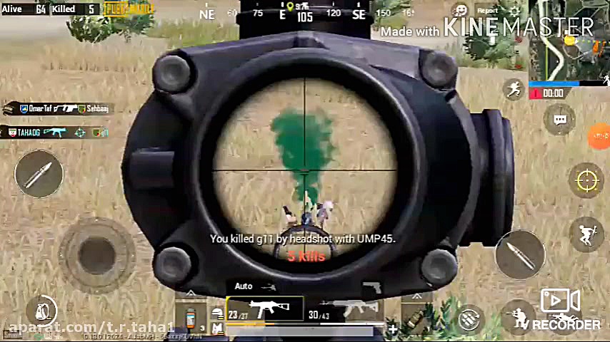 پابجی با طاها