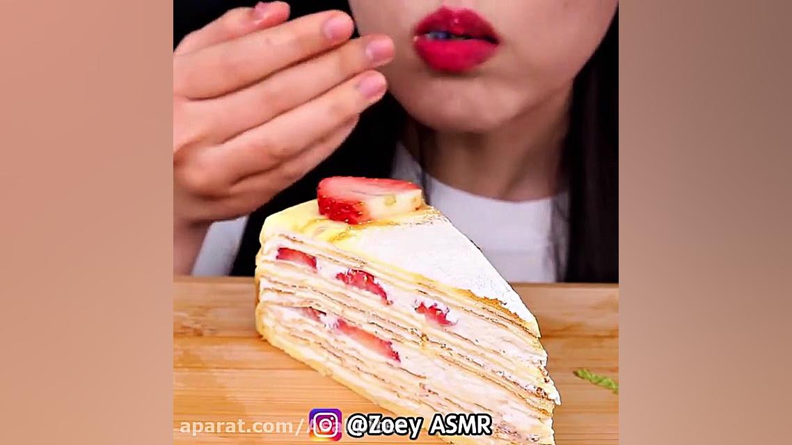 چالش فود اسمر.کیک f o l l o w=...