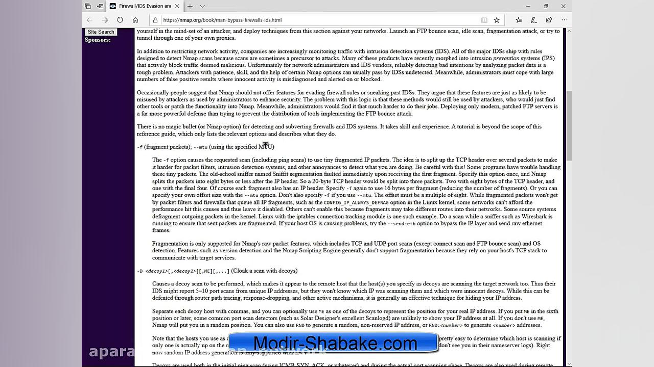 جلسه پنجم: اسکنر تست نفوذ بررس...