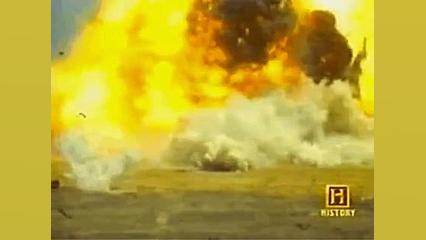 تست بمب ضد استحکامات بعد از نف...