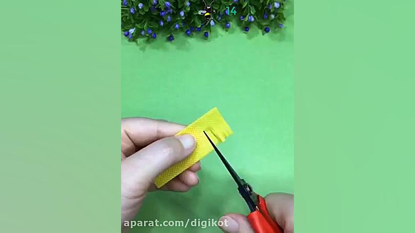 ایده های جالب برای ساخت گل مصن...