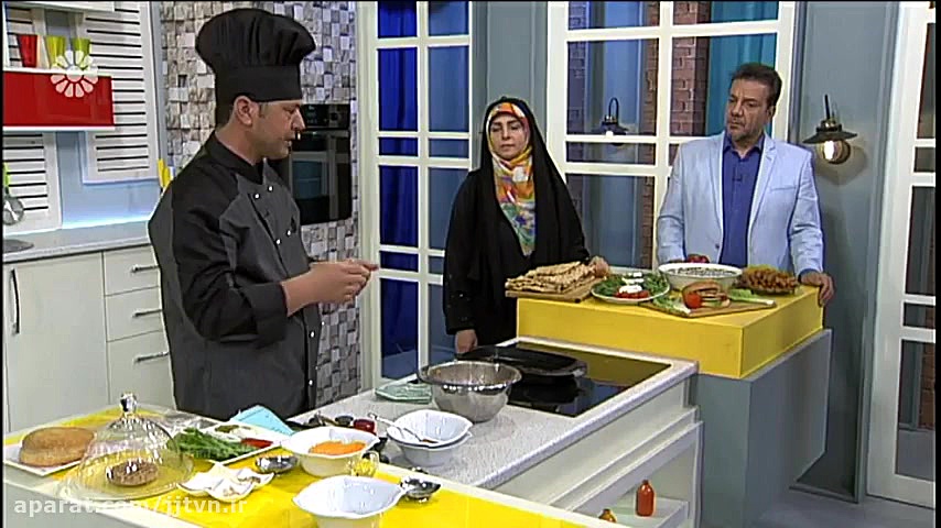 برگر مرغ  حسن یگانه فر (کارشنا...