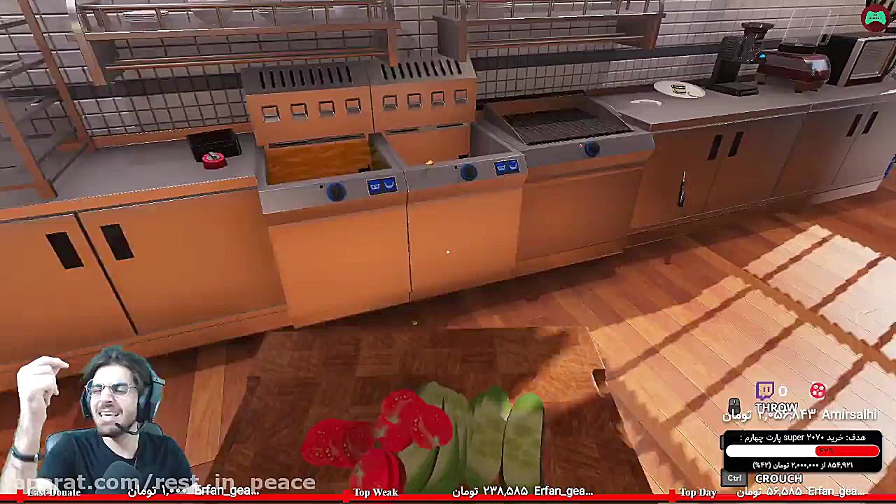 پارت 10 استریم Cooking Simulat...