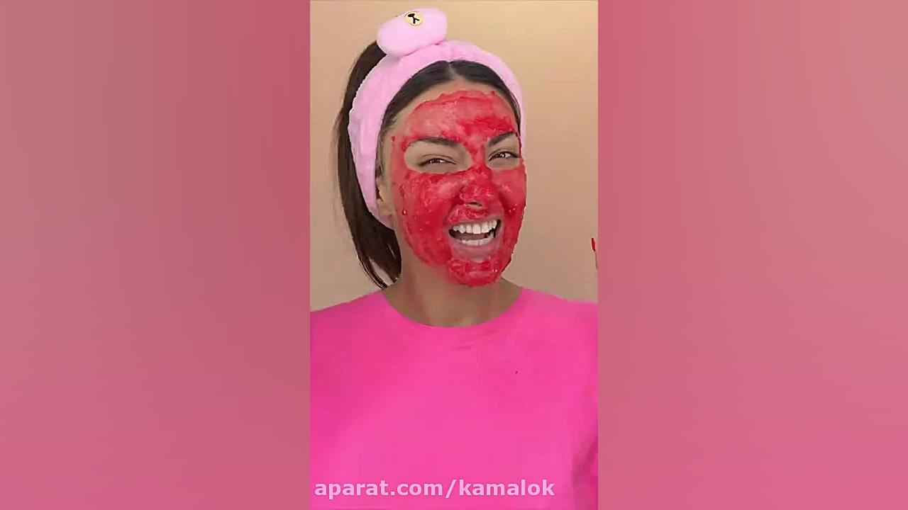 آموزش ماسک بسیار آسان با مواد...