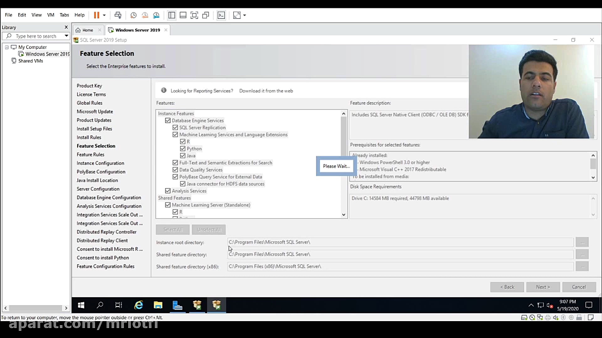 وبینار تخصصی SQL Server 2019...