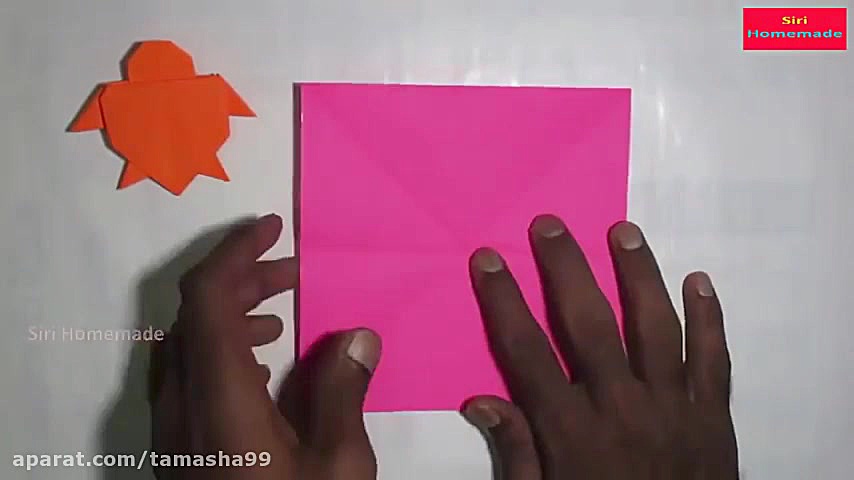 اوریگامی لاک پشت  آموزش ساخت ل...