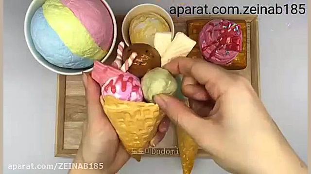اسلایم خوردنی . اسلایم بستنی و...