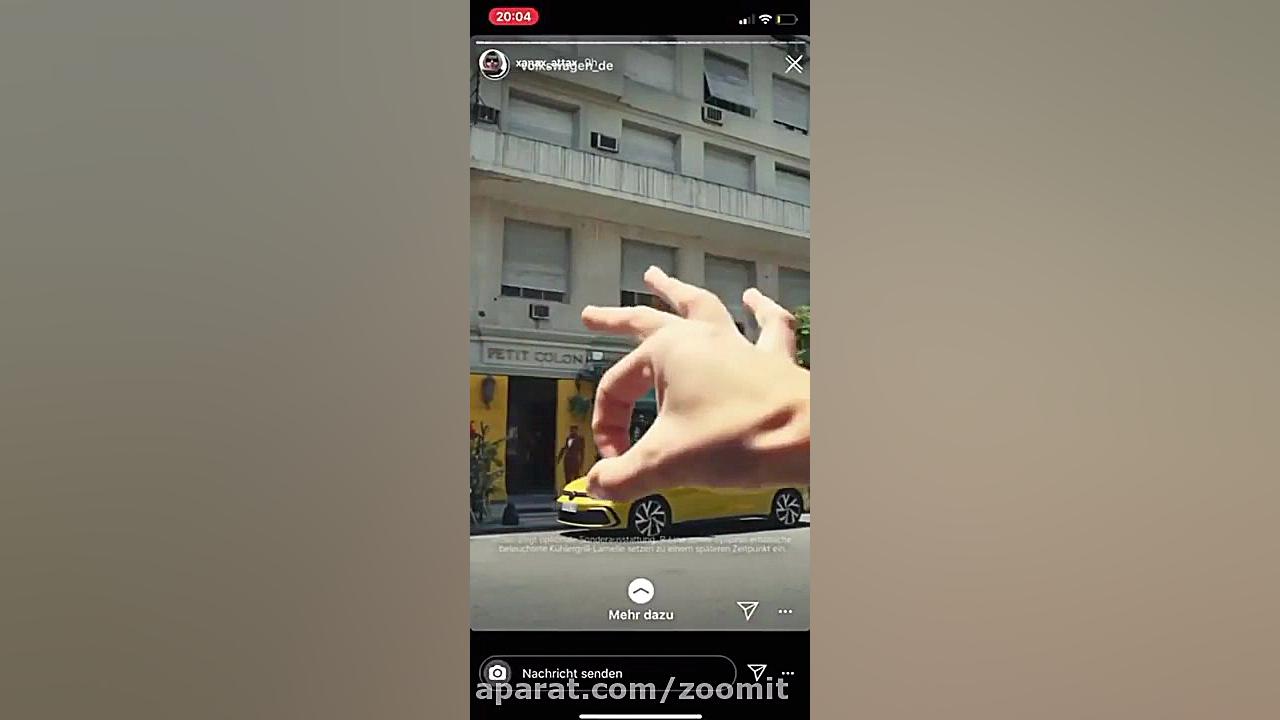 تبلیغ فولکس واگن گلف با ظاهر ن...