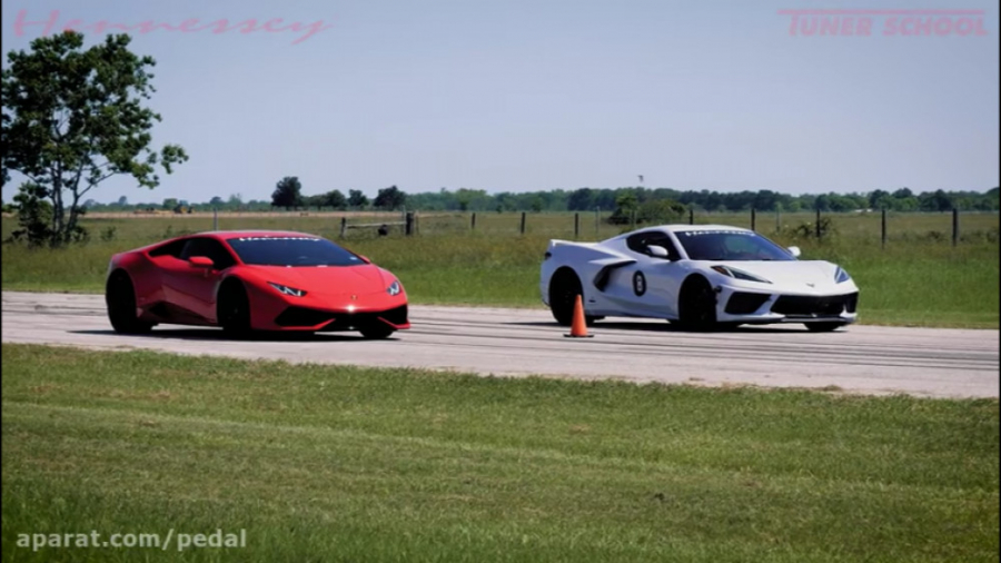 مسابقه درگ لامبورگینی اوراکان...