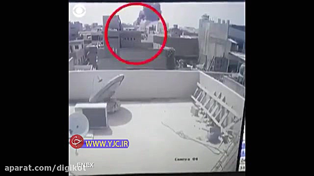 ثبت لحظه سقوط هواپیمای مسافربر...