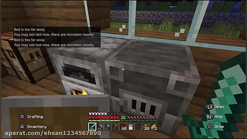 گیم پلی از بازی ماین کرافت سرو...
