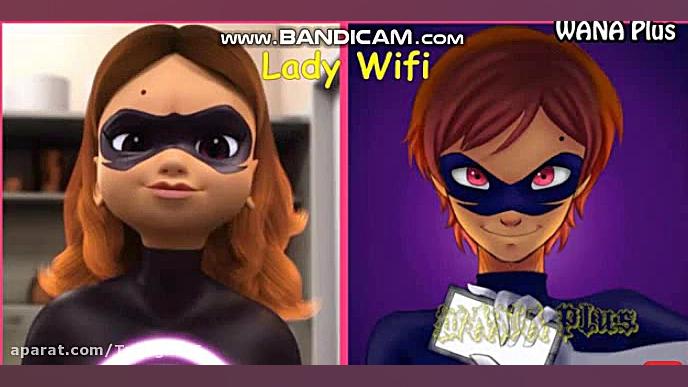 وقتی لیدی باگ پسر و کت نوار دخ...