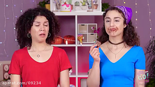 ویدیوی 123go در چالش خوردن سبز...