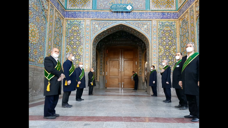 کلیپ بازگشایی حرم مطهر حضرت فا...