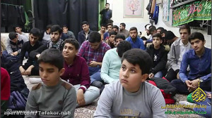 مراسم هفتگی هیئت دانش آموزی حز...