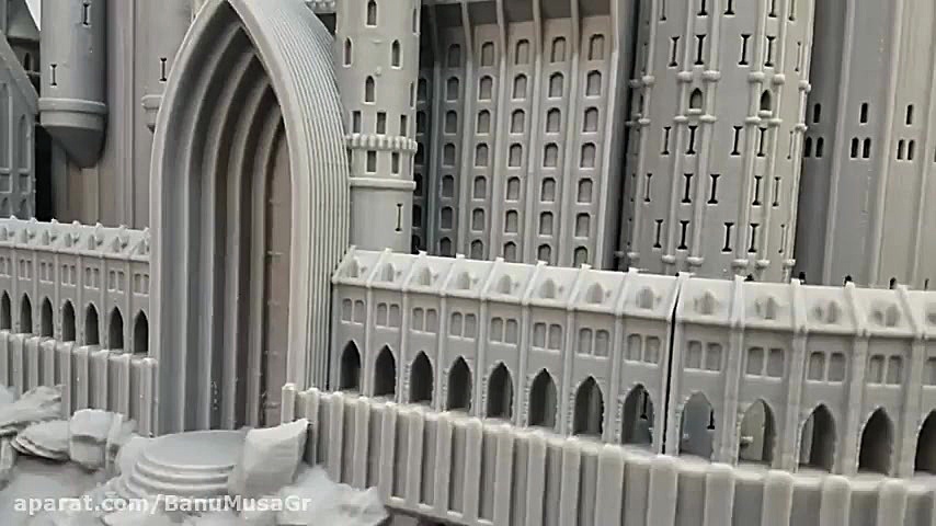 تایم لپس پرینت 3 بعدی قلعه قرو...