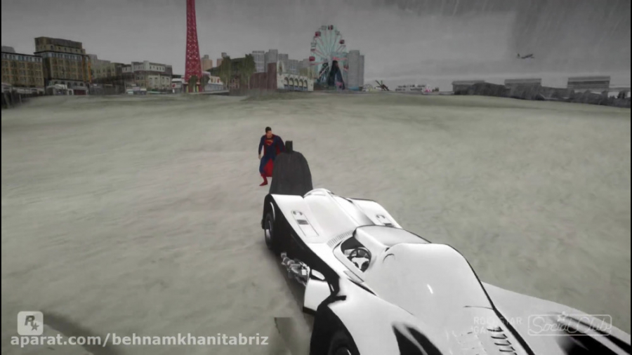 فیلم ابر قهرمانان سوپرمن و بتم...