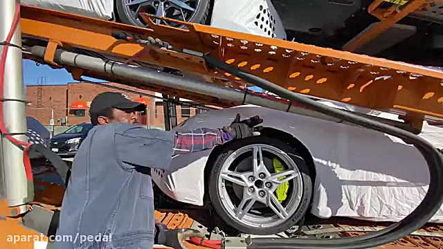 بارگیری و حمل شورولت کوروت C8