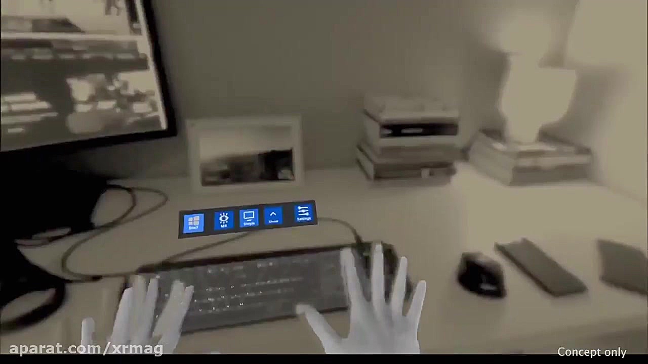 پیش نمایشی از فضای‌کاری واقعیت...