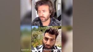 لایو جنجالی تهی و منصور