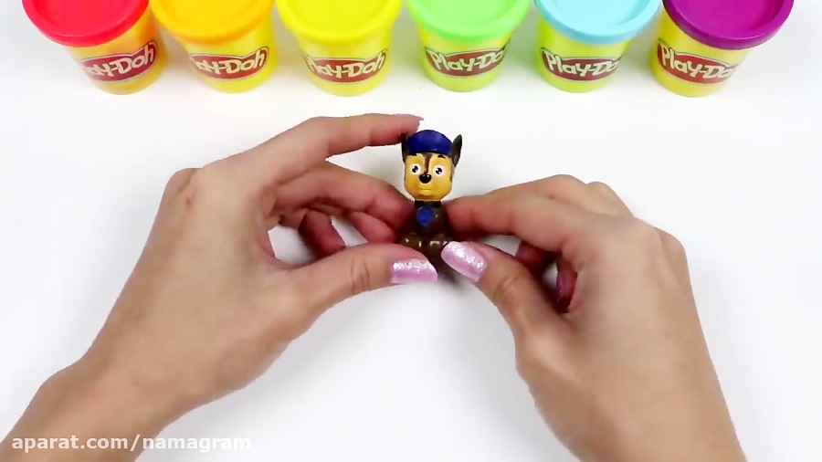 آموزش خمیر بازی ساخت کاپ کیک س...