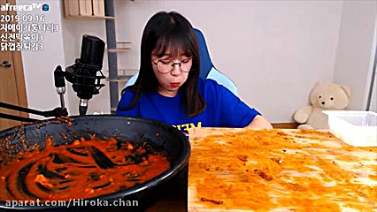 چالش فود اسمر کره ای Food asmr