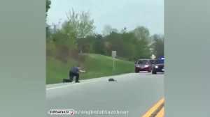 نوازش مردم و حیوانات توسط پلیس...