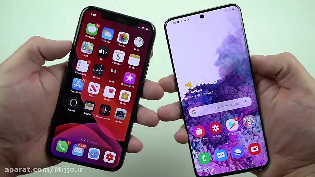 تست سقوط سامسونگ گلکسی s20 و آ...