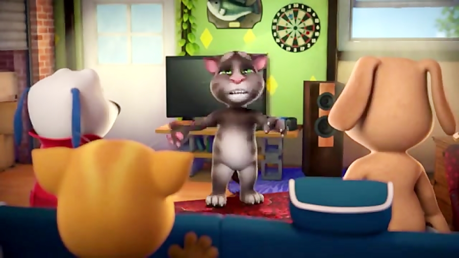 انیمیشن گربه سخنگو ، تام دوقلو