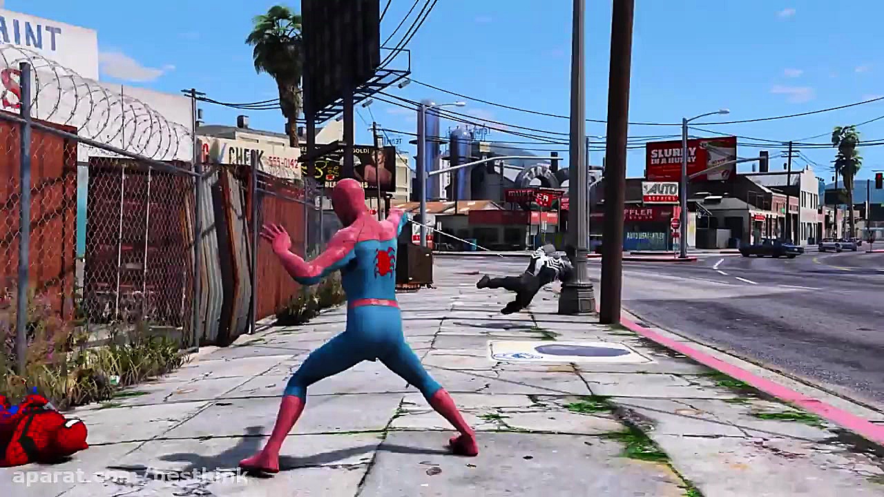 نبرد مرد عنکبوتی با ونوم