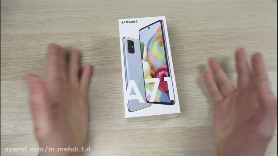 جعبه گشایی گلکسی A71، میانرده...