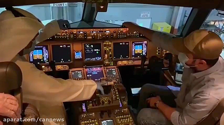 ویدیویی از تبدیل بویینگ ۷۷۷ مس...