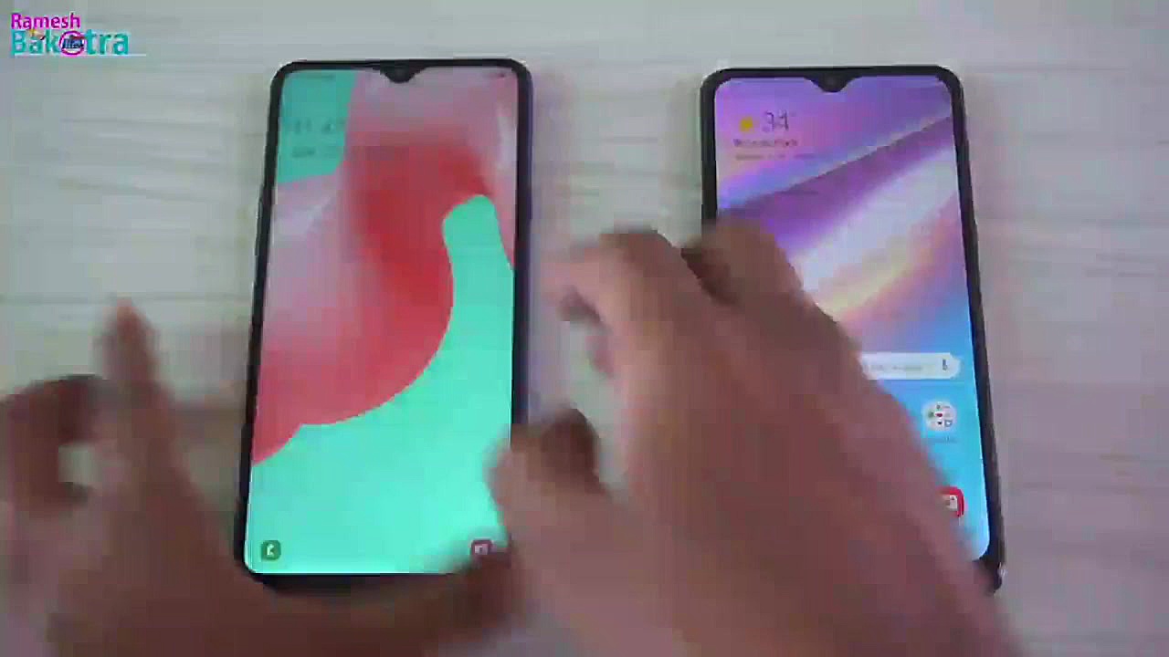 مقایسه گوشی a20s با a10s