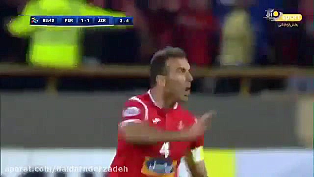 سید جلال و گل لذت بخش دقیقه آخ...