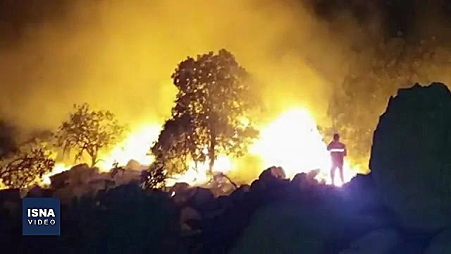 ادامه آتش سوزی ها در جنگل های...