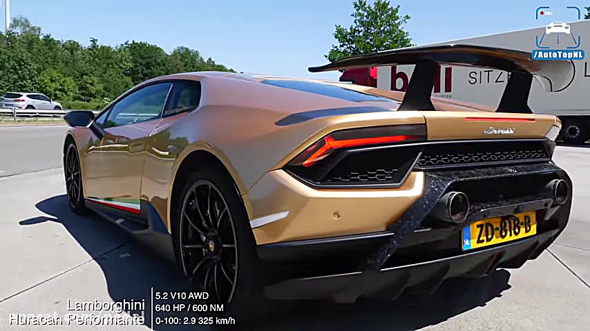 شتاب و سرعت لامبورگینی اوراکان...