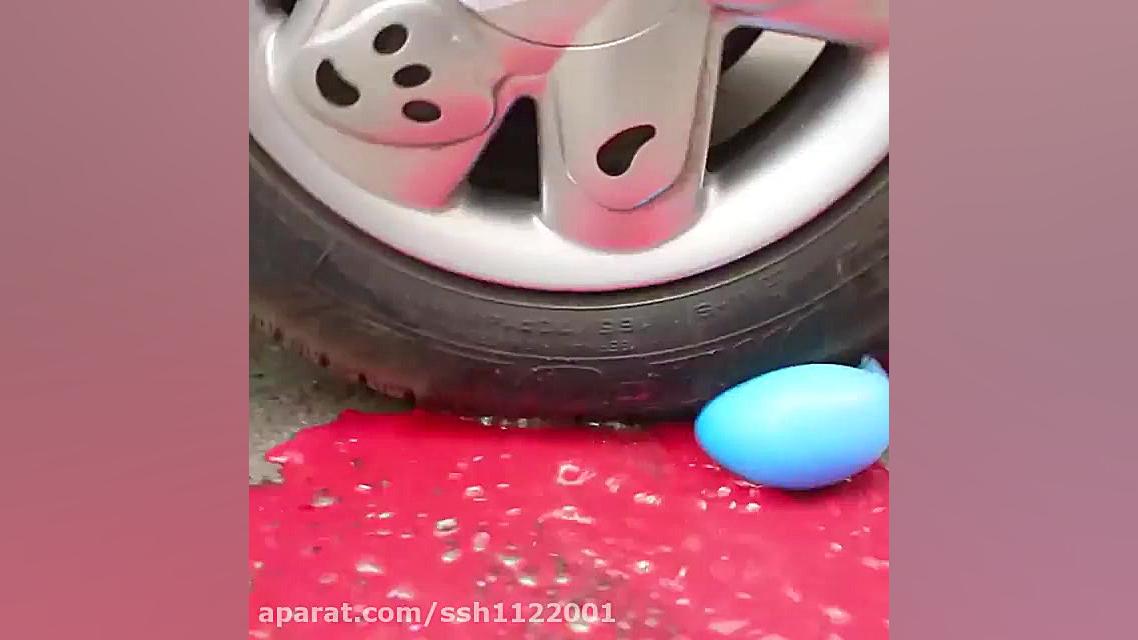 خرد کردن وسیله توسط ماشین