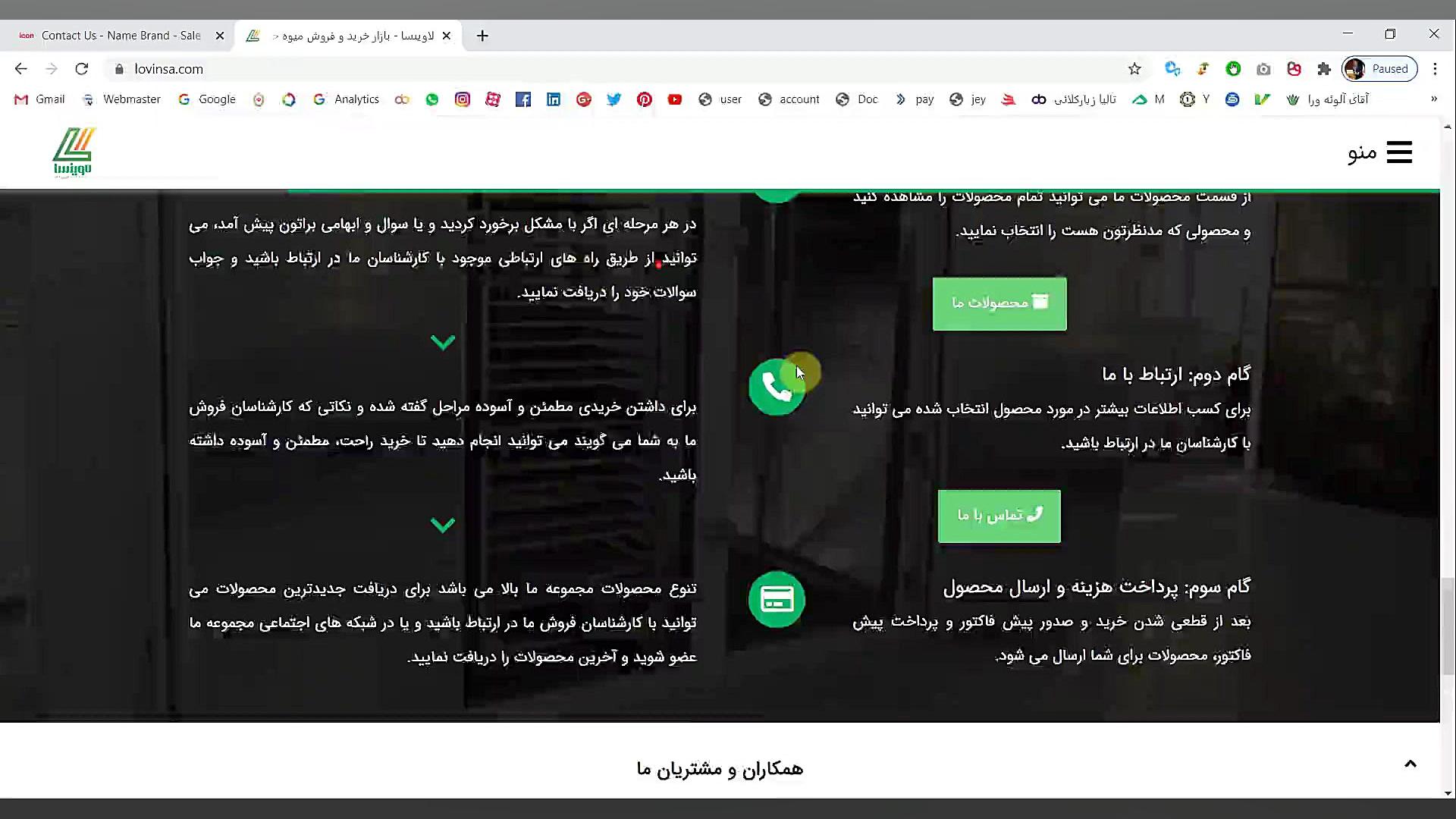 تفاوت وب سایت ویترینی خام و طر...