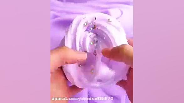 اسلایم بنفش کیوت❤فالو^^فالو❤کپ...