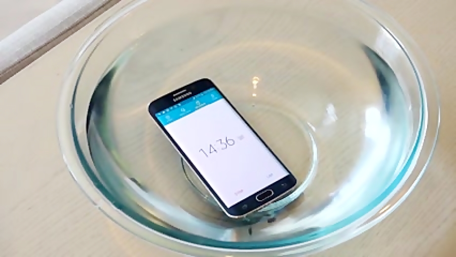 تست ضد آب بودن گلکسی اس 6 اج