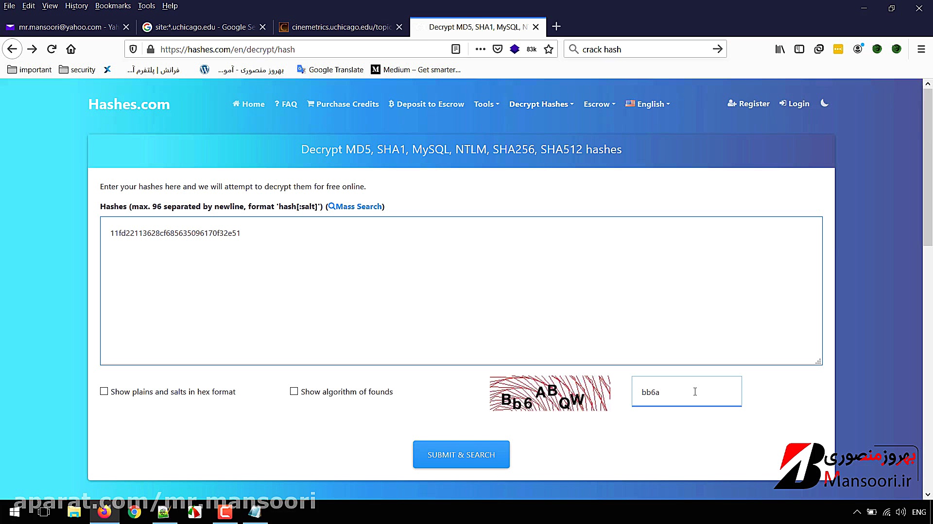 تست نفوذ سایت شیکاگو آمریکا