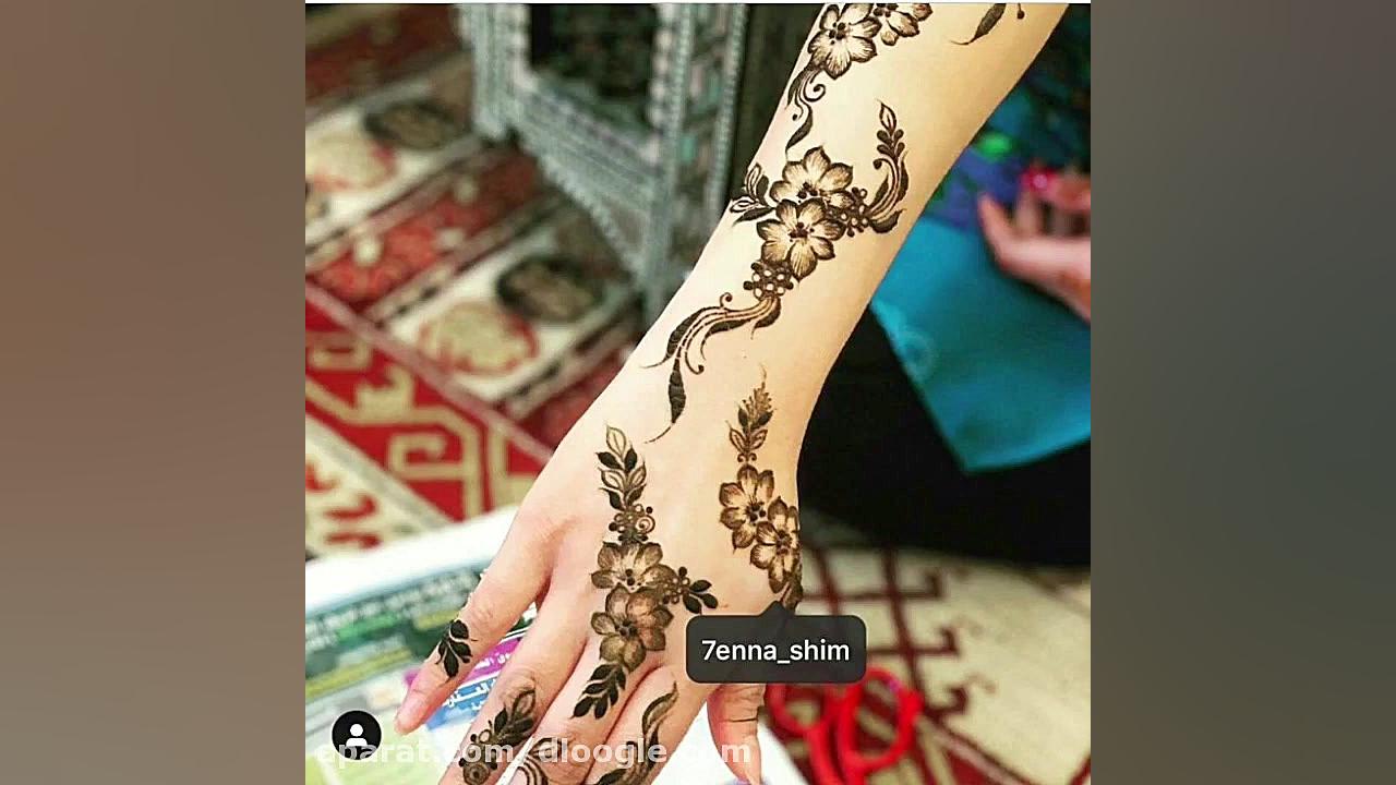 شیک ترین طرح های تتو با حنا هن...