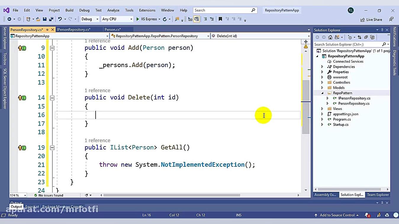الگوی ری پازیتوری Repository P...