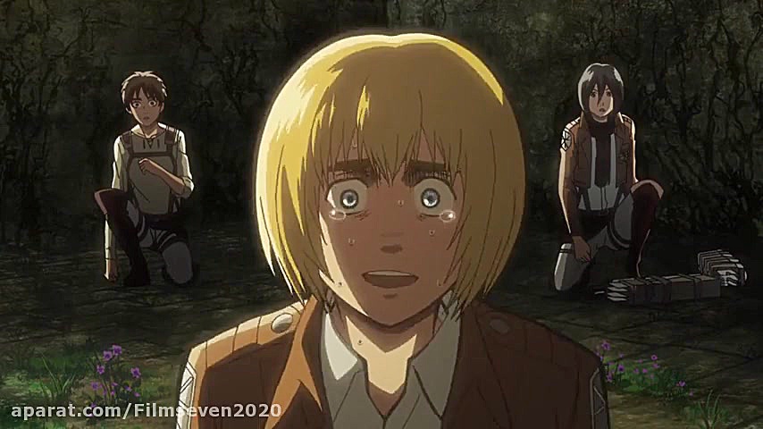 انیمه سریالی نبرد با تایتان ها...