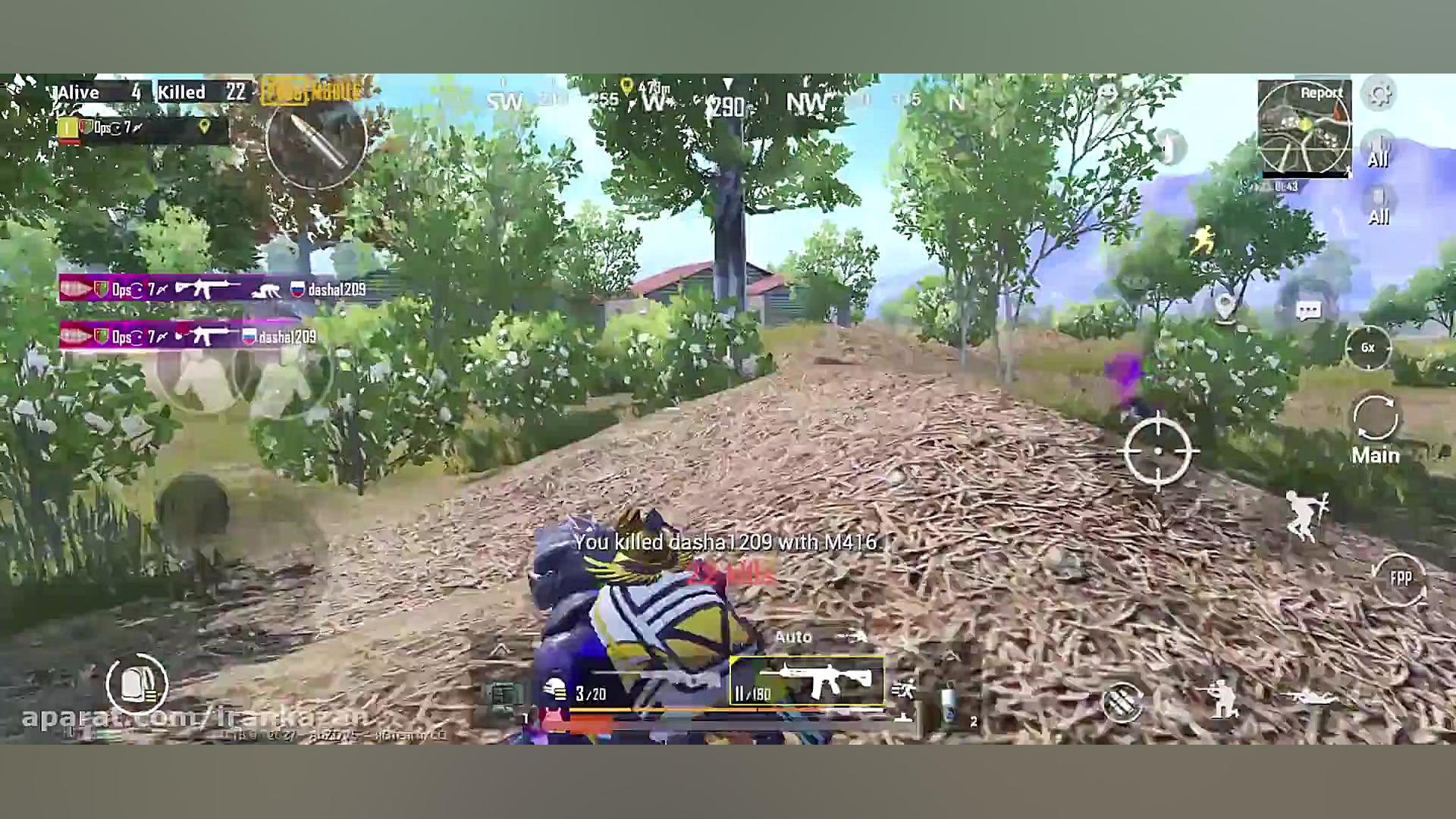 سردار آزمون در بازی پابجی موبا...