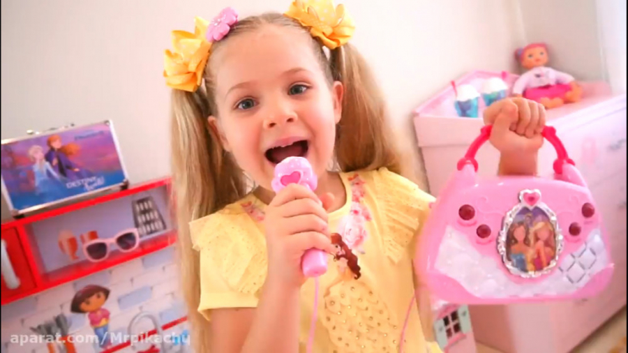 دیانا و آلات موسیقی دیانا و رو...